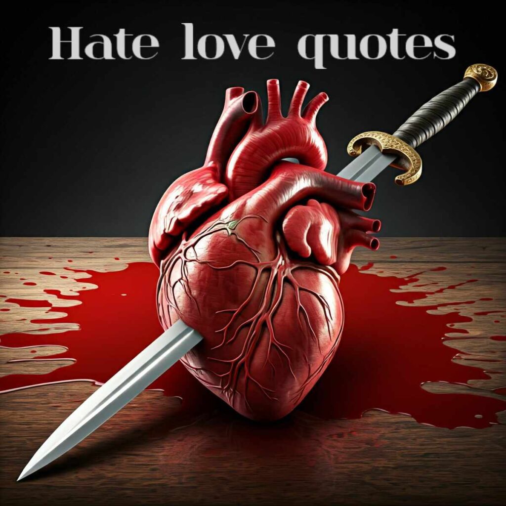Hate love quotes