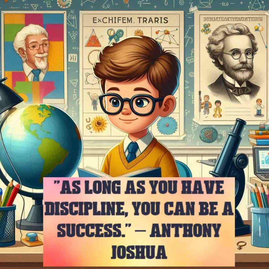 "As long as you have discipline, you can be a success." – Anthony Joshua