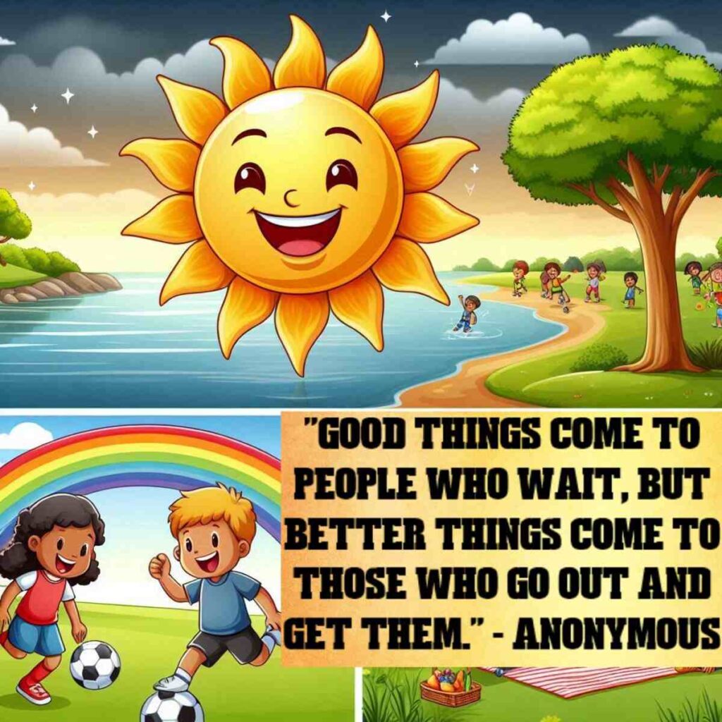"Good things come to people who wait, but better things come to those who go out and get them." - Anonymous