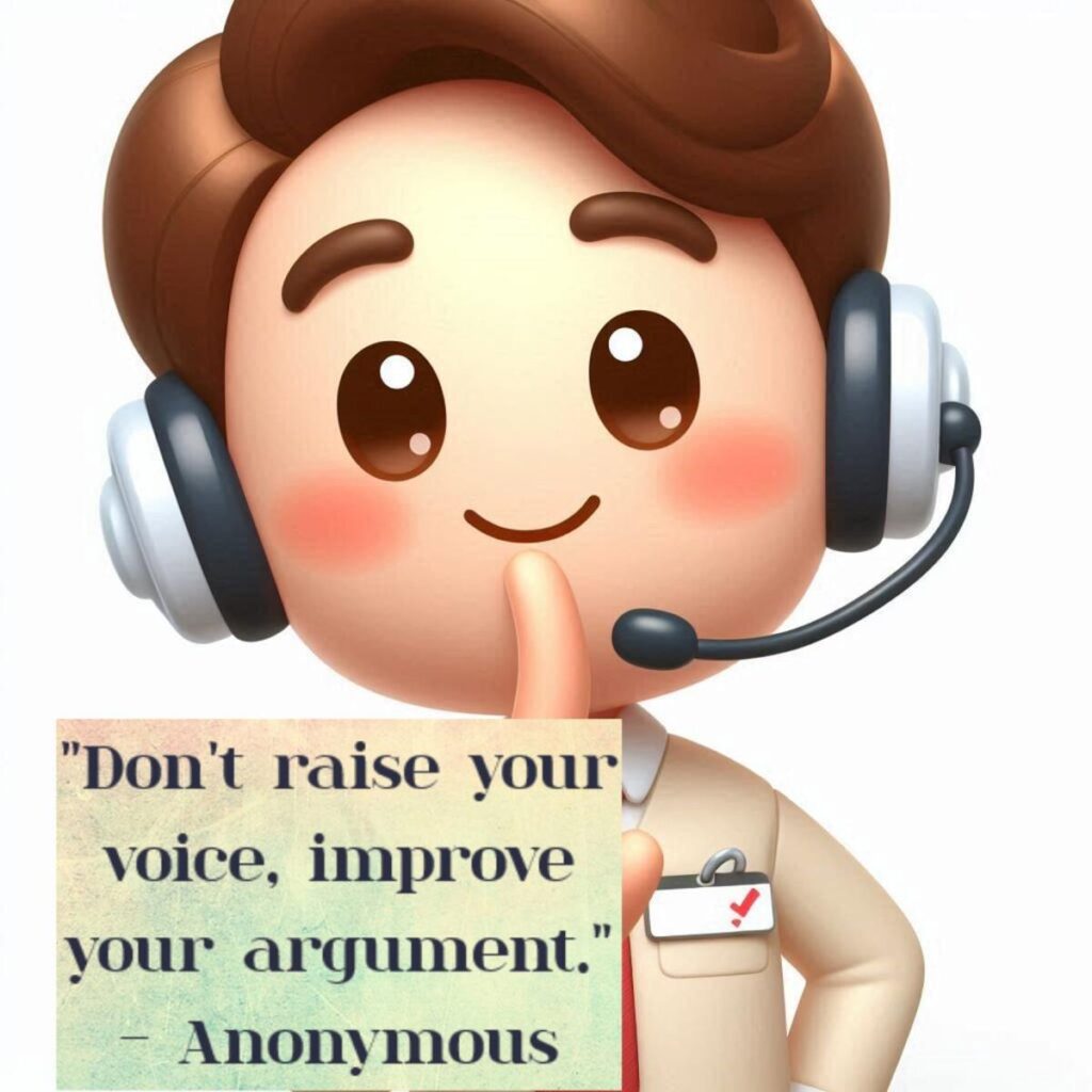 "Don't raise your voice, improve your argument." - Anonymous