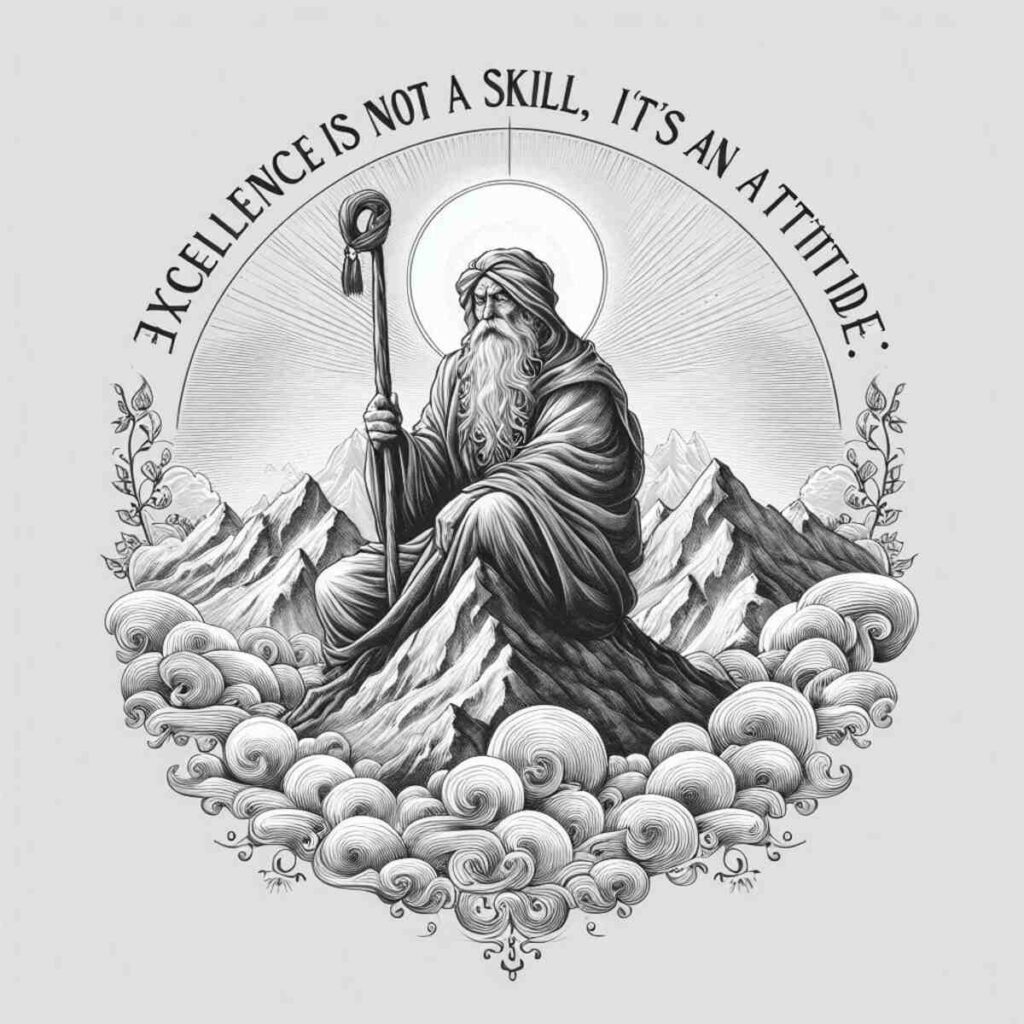  "Excellence is not a skill, it’s an attitude." – Ralph Marston 