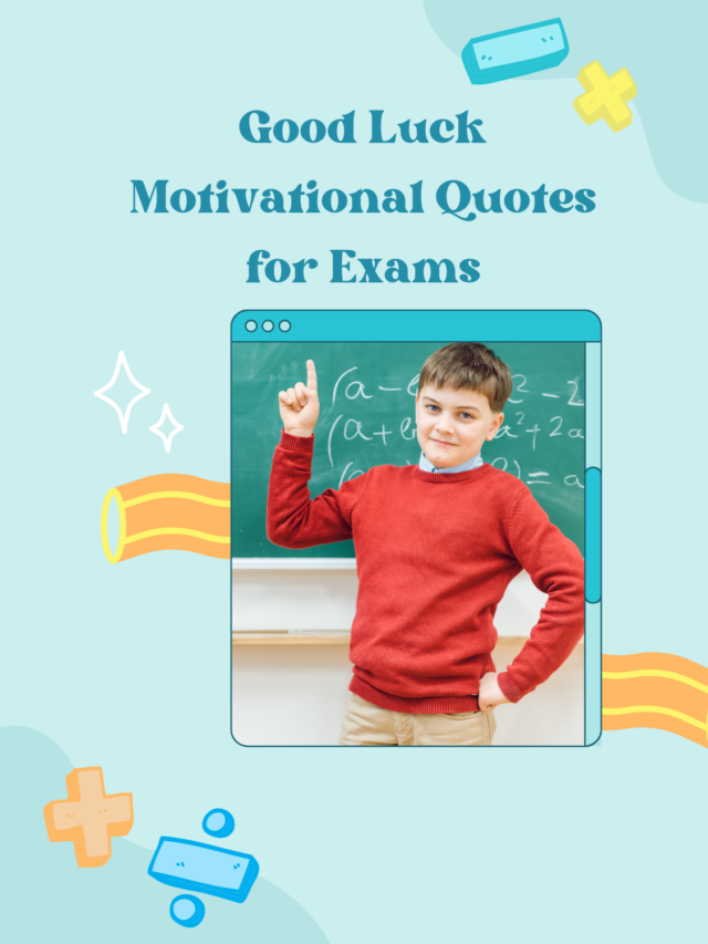 Good Luck Motivational Quotes for Exams