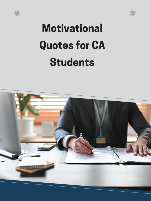 Motivational Quotes for CA Students