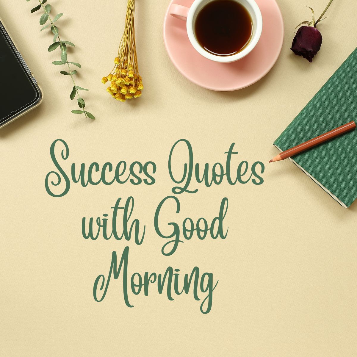 Success Quotes with Good Morning