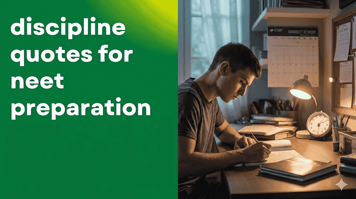 Discipline Quotes for NEET Preparation