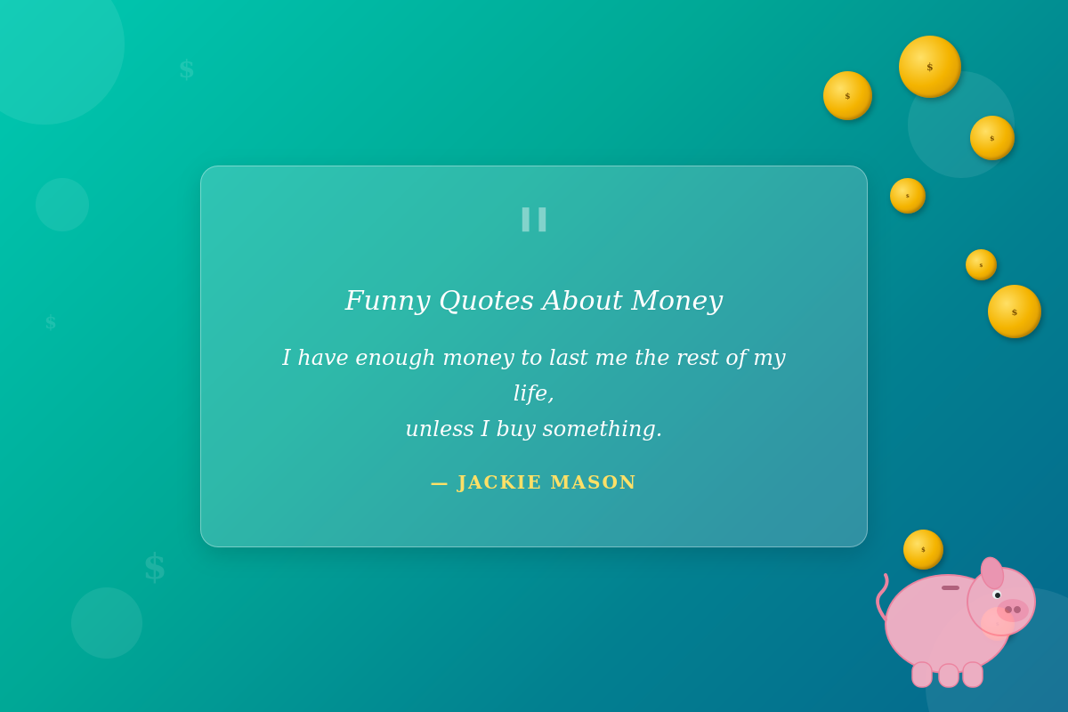 Funny Quotes about Money